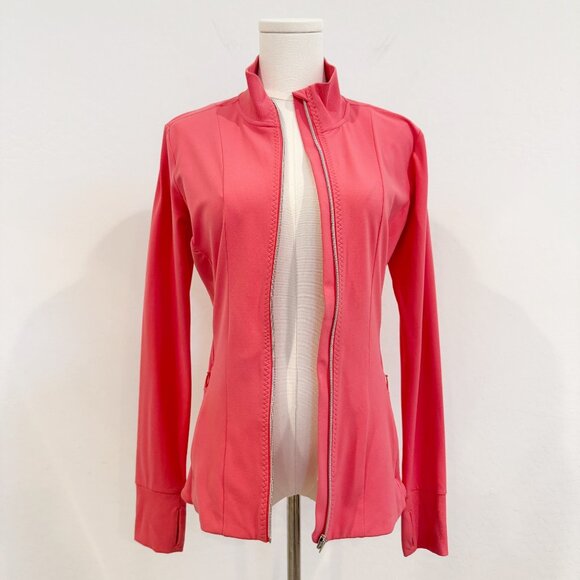 Athleta Shanti Salutation Full Zip Athletic Workout Jacket Powervita Gym Small - Picture 8 of 9